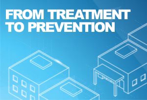 from treatment to prevention thumbnail with building outline