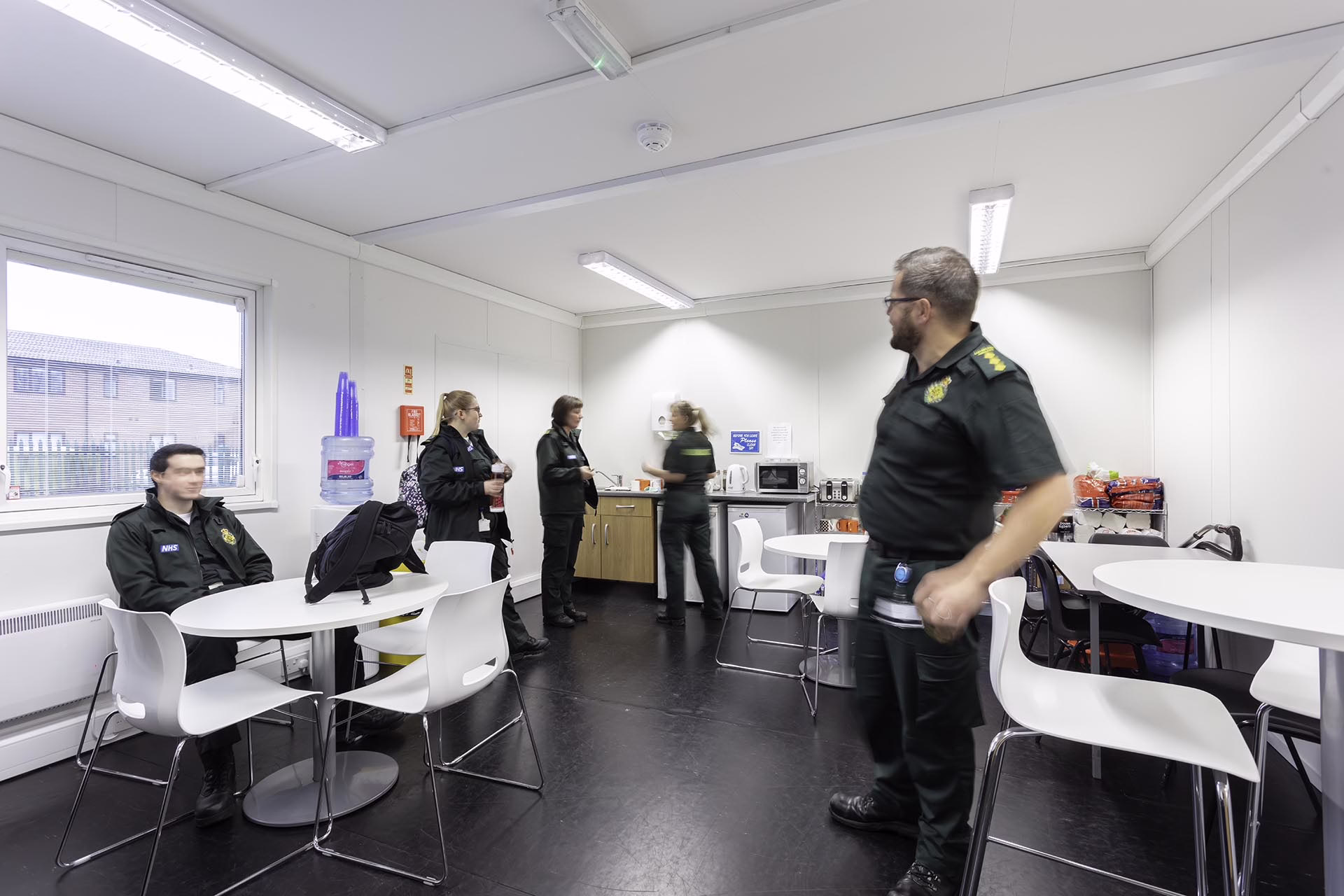 Break room for Paramedics and ambulance crew